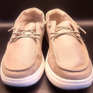 Bob's for Sketchers Comfort Slip Ons in Taupe MEMORY FOAM INSOLE.